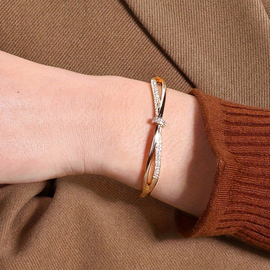Bracelet Jonc Croisé