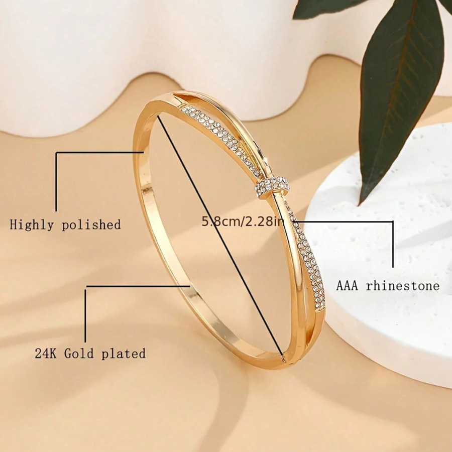 Bracelet Jonc Croisé