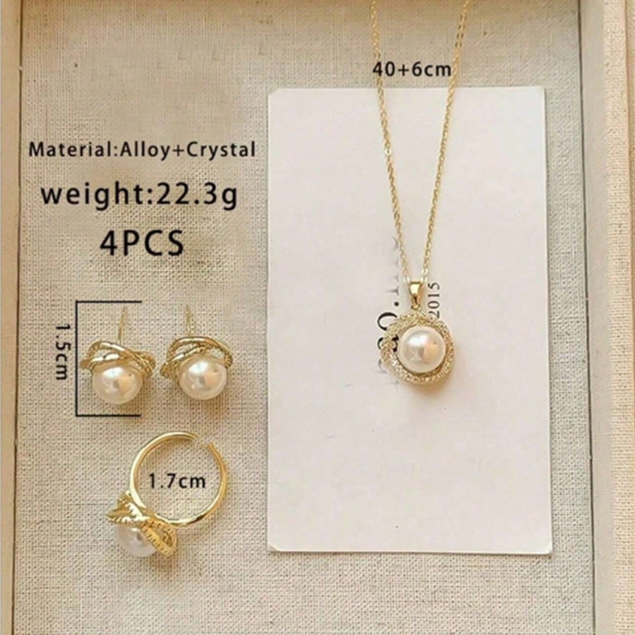 Parure 4 pièces en Acier Inoxydable