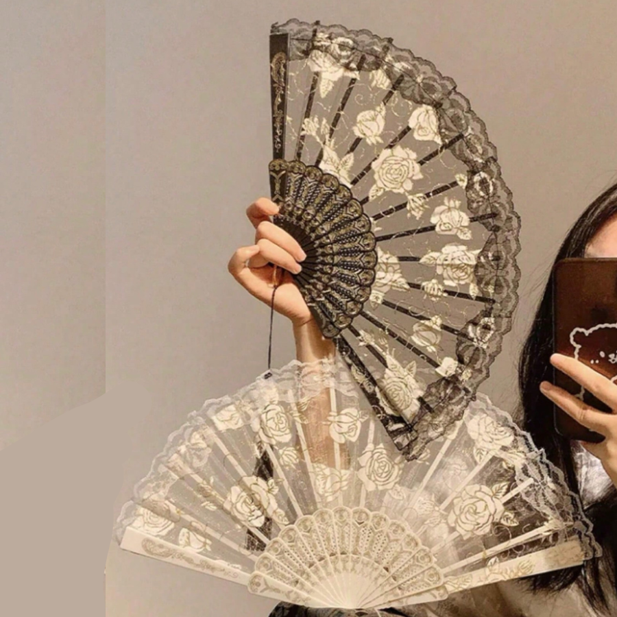 Éventail Pliant Vintage