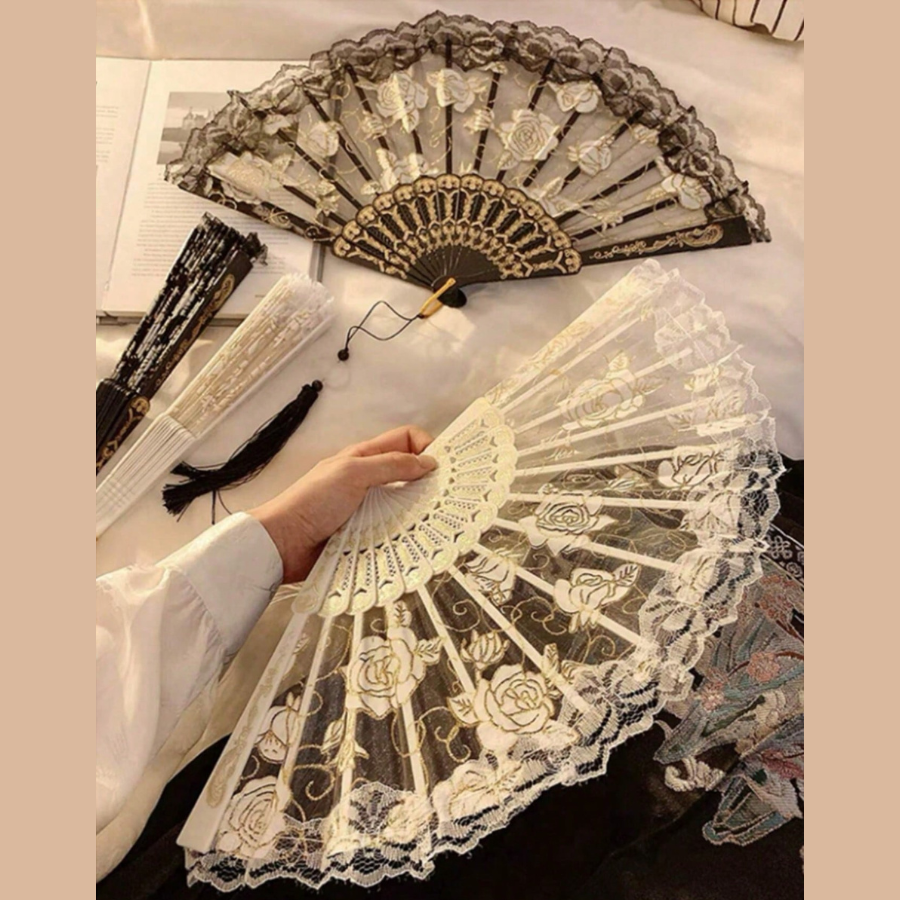 Éventail Pliant Vintage