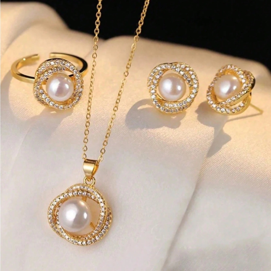 Parure 4 pièces en Acier Inoxydable