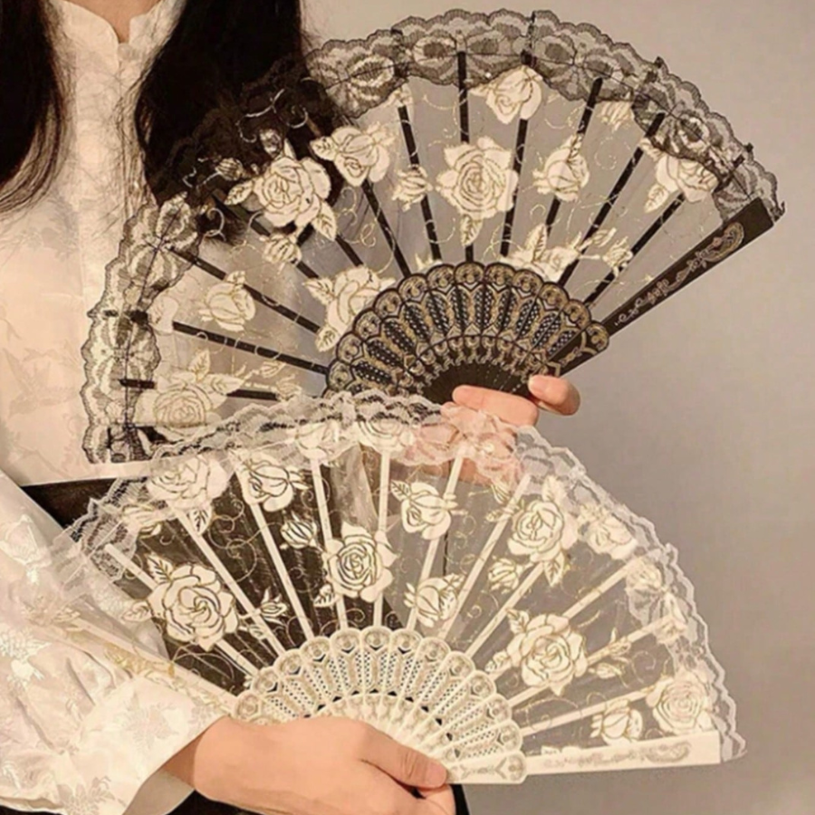 Éventail Pliant Vintage